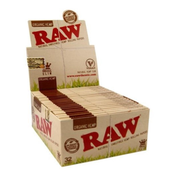 Cartine Raw Organic King Size Slim 50 libretti