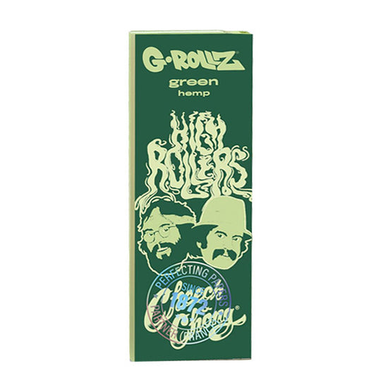 Papel de fumar G-Rollz 1.1/4 & Tips Cheech & Chong High Roller 24 librillos