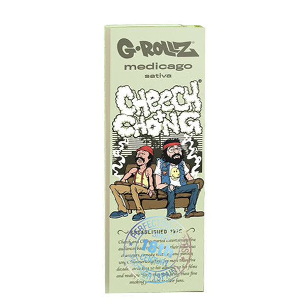 G-Rollz 1.1/4 rolling papers & Cheech & Chong Sofa Tips 24 booklets