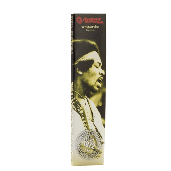 G-Rollz K.S. Rolling Papers Jimi Hendrix Organic Hemp 25 booklets