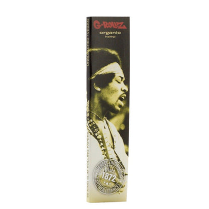 G-Rollz K.S. Rolling Papers Jimi Hendrix Organic Hemp 25 booklets