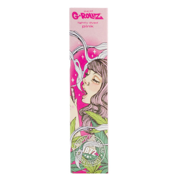 G-Rollz K.S. Rolling Papers Mushroom Lady pink 25 booklets