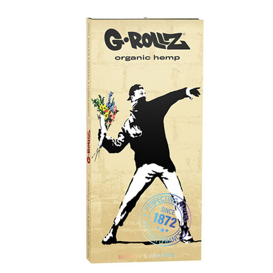G-Rollz K.S. Tips & Tray Banksy Rolling Papers 16 Booklets #2