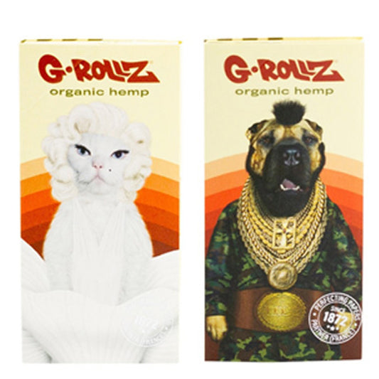 G-Rollz K.S. Rolling Papers Tips & Tray Pets 16 booklets