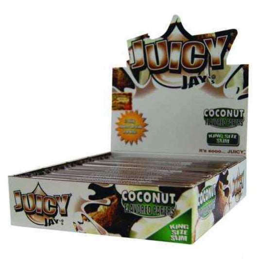 Papel de fumar Juicy Jay´s King Size Coconut 24 ud.