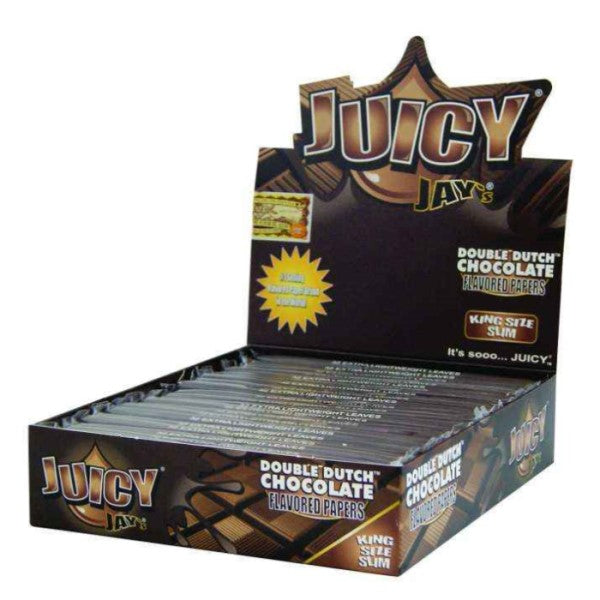 Juicy Jay's Double Chocolate King Size Rolling Papers 24 ct.