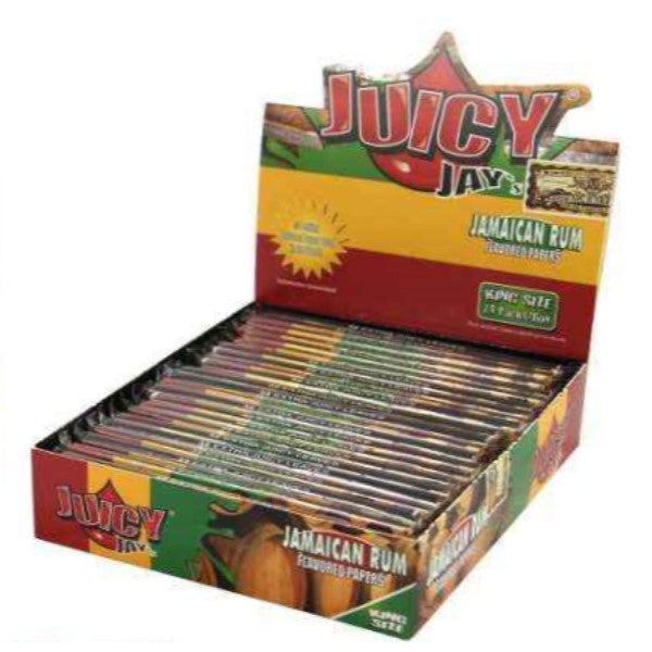 Cartine Juicy Jay's King Size Rum Giamaicano 24 pz.