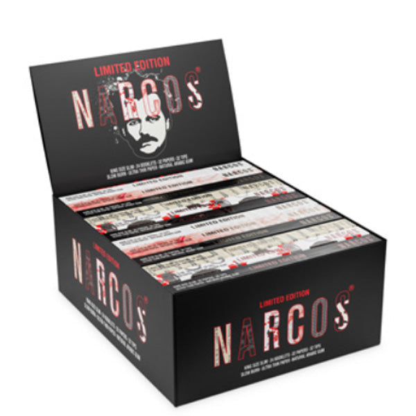 Papel de fumar K.S. & Tips Slim Mixed Edition Narcos 24 librillos