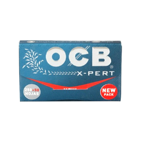 Papel de fumar OCB  70 mm. X-Pert Blue Bloc 300 - 40 librillos