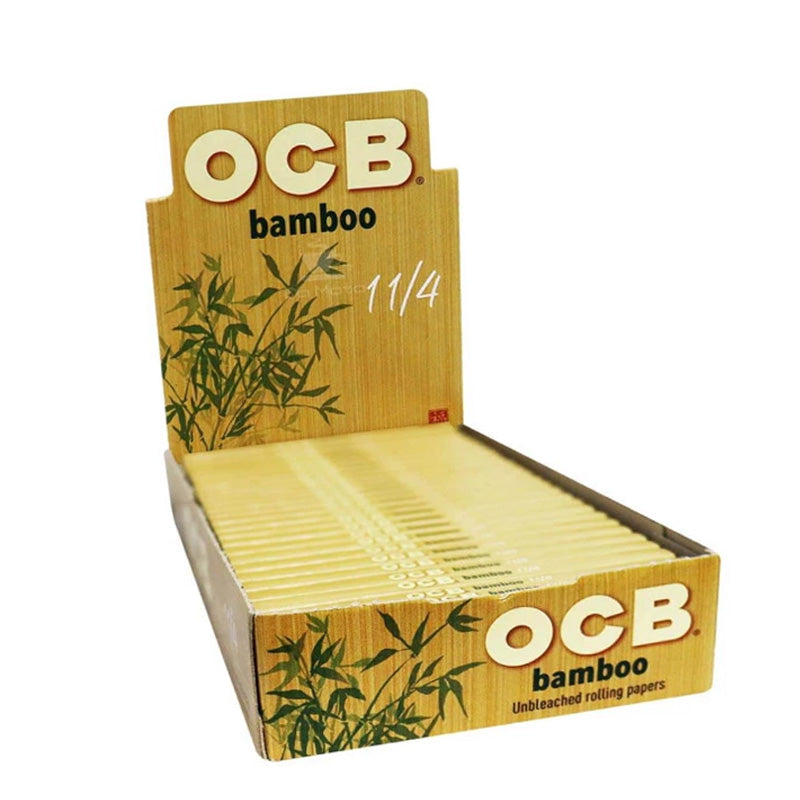 OCB 1 1/4 Bamboo rolling papers 25 booklets