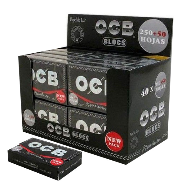 OCB Rolling Papers 1 1/4 Premium Block 300 - 40 booklets
