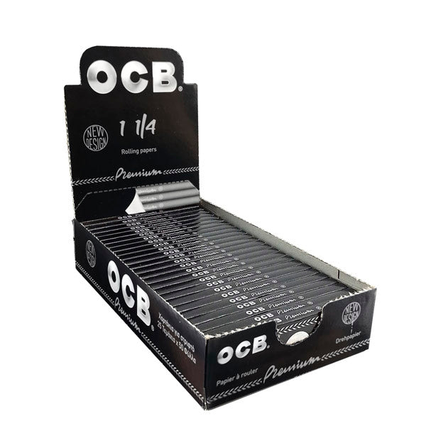 OCB 1 1/4 Premium QR rolling papers 25 booklets