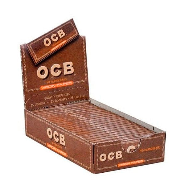 OCB 1 1/4 Virgin rolling paper 25 booklets