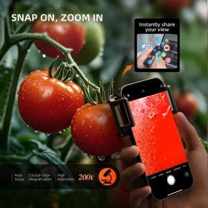 Microscopio Spider Farmer 200X para Smartphone