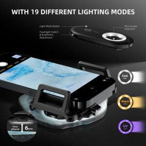 Microscopio Spider Farmer 200X para Smartphone