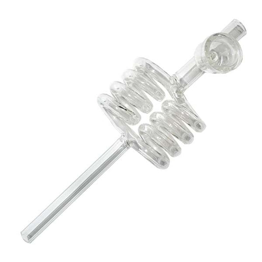 Double Spiral Glass Pipe 18 cm.