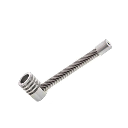 Pipa Metal Muelle Silver  85 mm.
