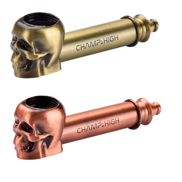 Metal Skull Pipe 85 mm. 2 pcs.