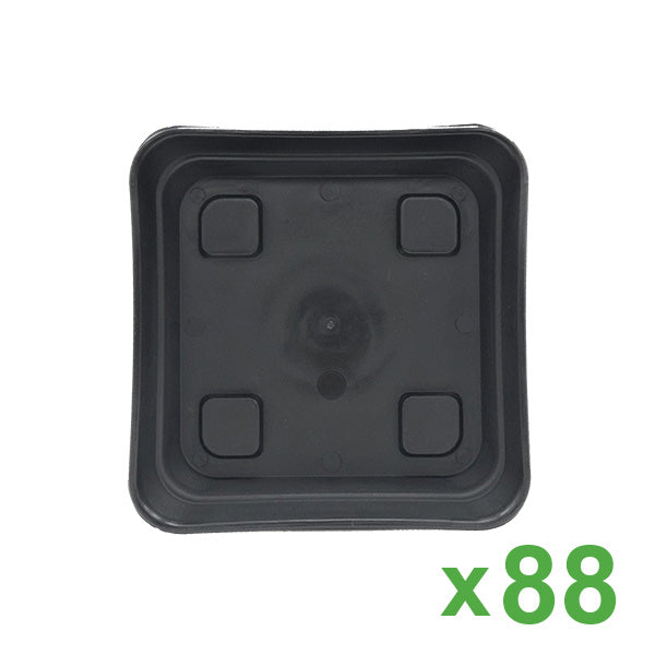 Square Dish 15x15 cm Cannapot for 1.6L and 3.2L Pots (88 pcs)