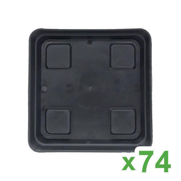 Square Plate 20x20 cm Cannapot for 5.5 lt. and 7 lt. Pots (74 units)