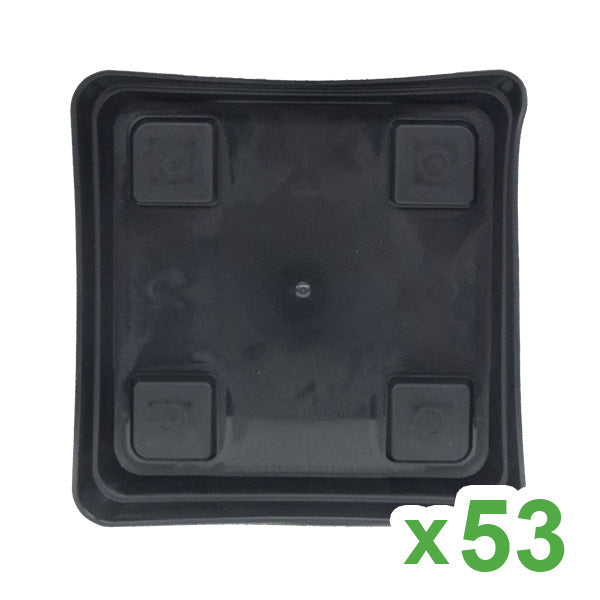 Square Saucer 21.5x21.5 cm. Easy Garden for 5.5 lt. and 7 lt. Pots. 53 pcs.