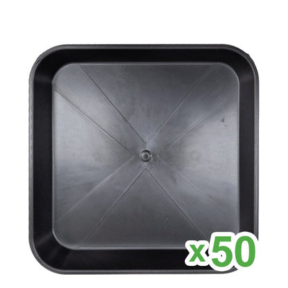 Square Saucer 23x23 cm for 11 lt. Pot. 50 pcs.