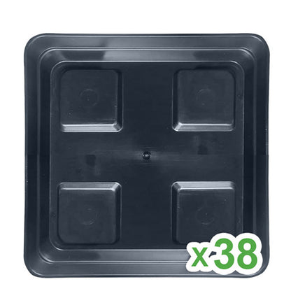Square Dish 26x26 cm Easy Garden for 11 and 20 liter Pot. 38 pcs.