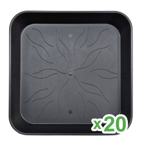 Piatto quadrato 29x29 cm Easy Garden 20 pz.