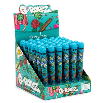 Portasigarette G-Rollz 125 mm. Blu 36 pz.