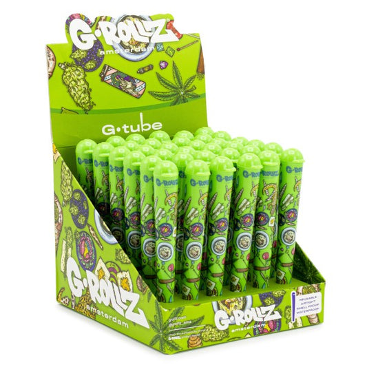 G-Rollz Cigarette Holder 125 mm. Green 36 units.