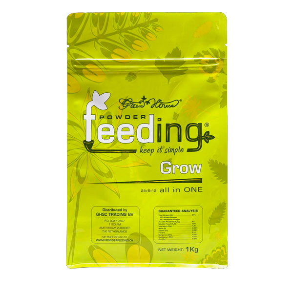 Powder Feeding Grow 1 kg. Green House Fertilizantes