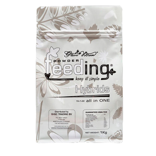 Powder Feeding Hybrids 1 kg. Green House Fertilizantes