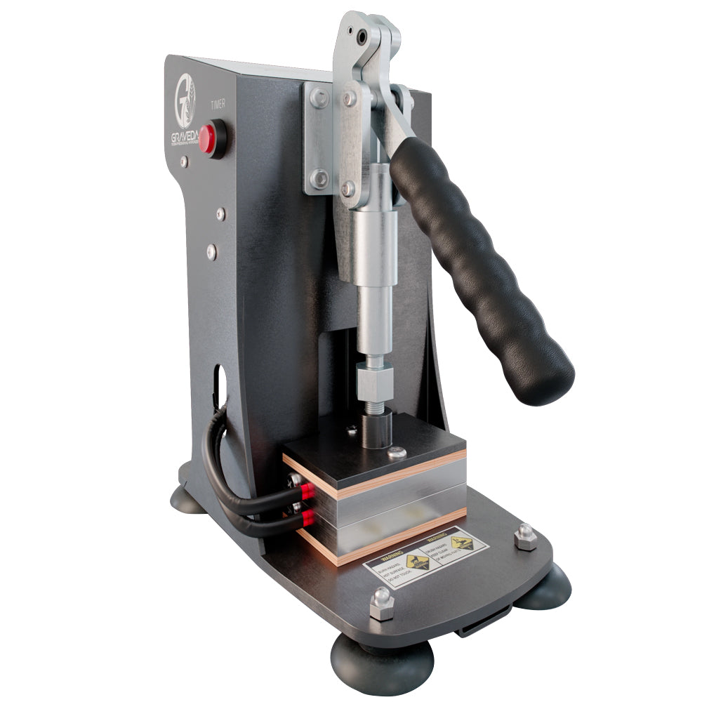 Prensa Rosin Graveda  0-250 Cº - 600 Kg. (Placa 5x7.5 cm.)