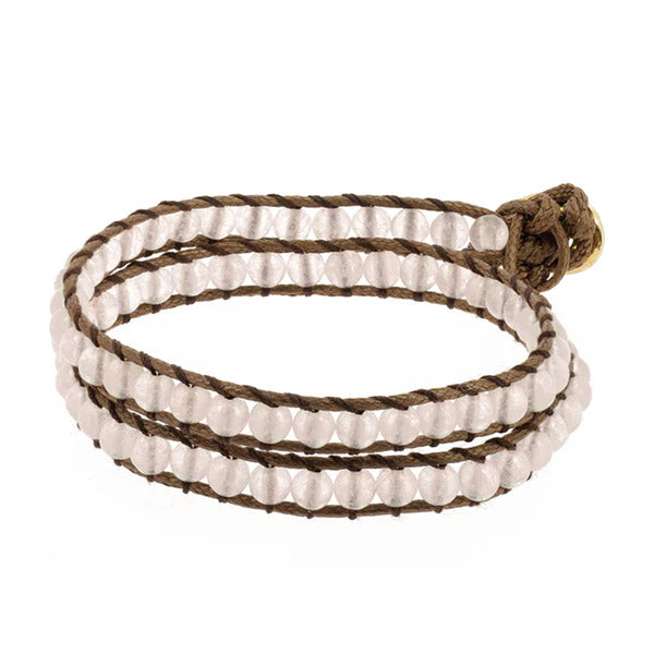 Pulsera Naga Cuarzo Rosa