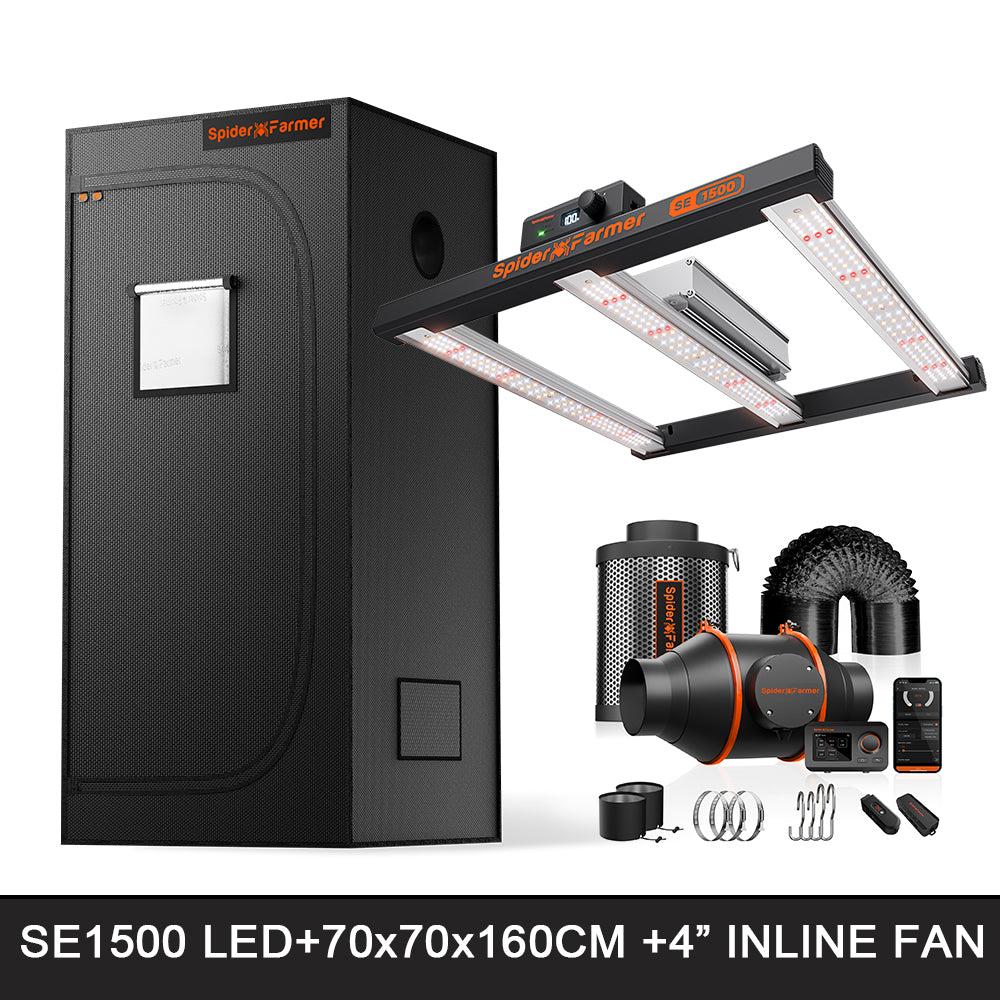 Kit Spider Farmer SE1500 Smart Completo 70x70 con GGS