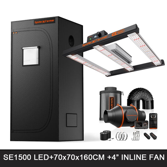 Kit Spider Farmer SE1500 Smart Completo 70x70 con GGS