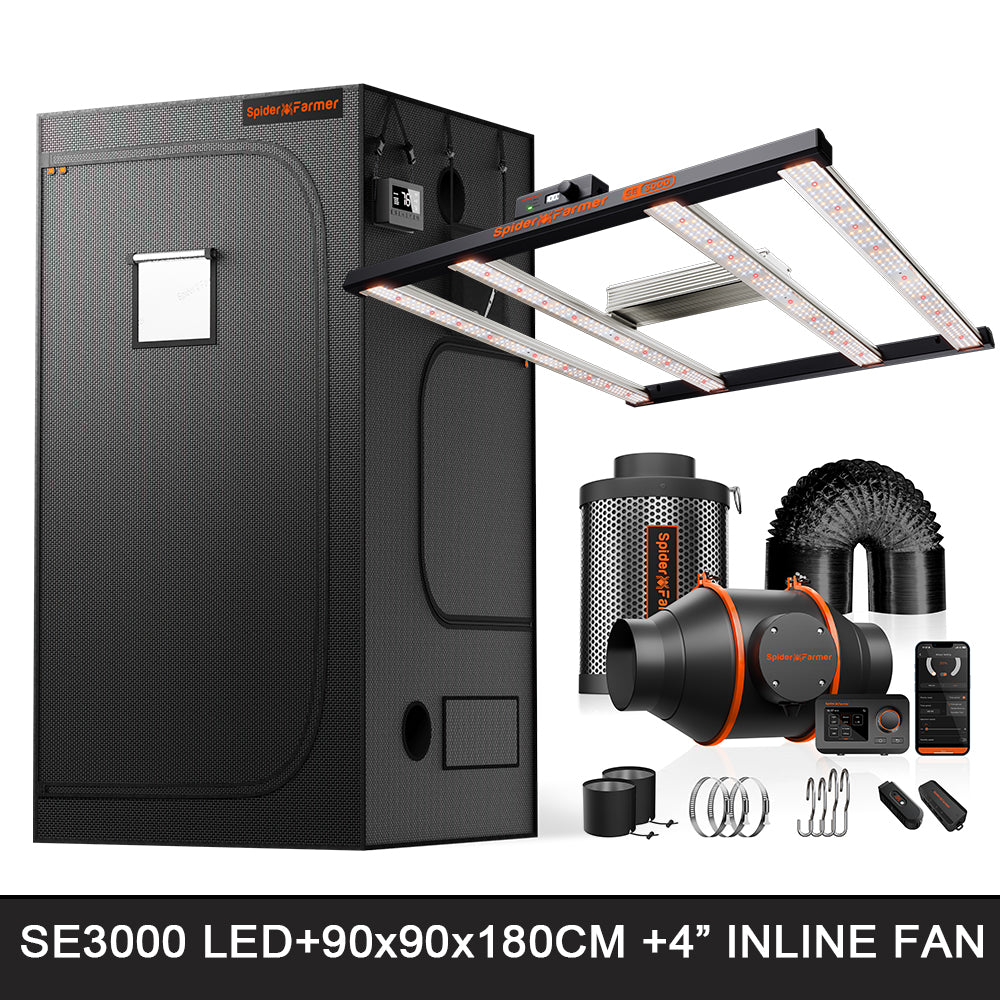 Kit Spider Farmer SE3000 Smart Completo 90x90 con GGS