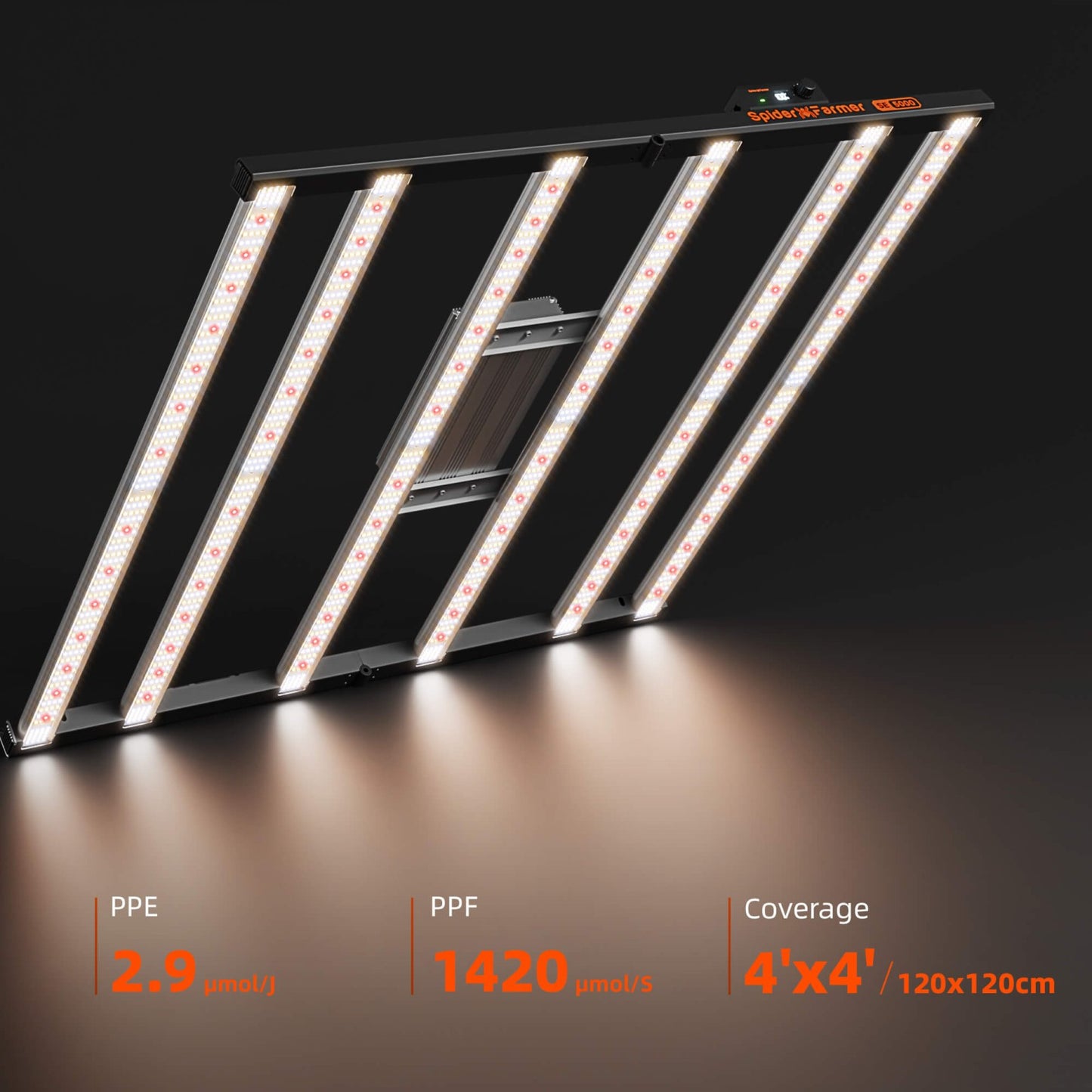 Spider Farmer SE5000 LED 480W WiFi Bluetooth