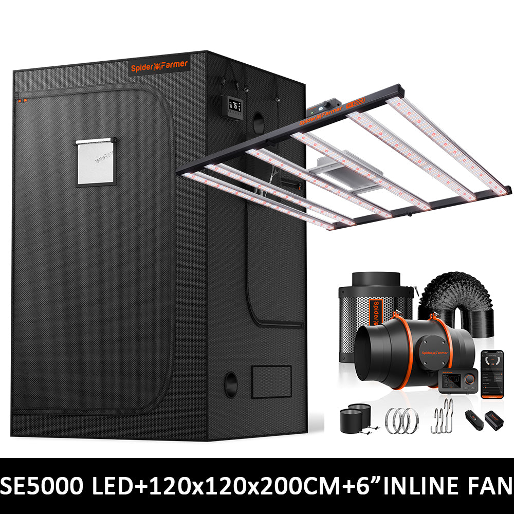 Kit Spider Farmer SE5000 Smart Completo 120x120 con GGS
