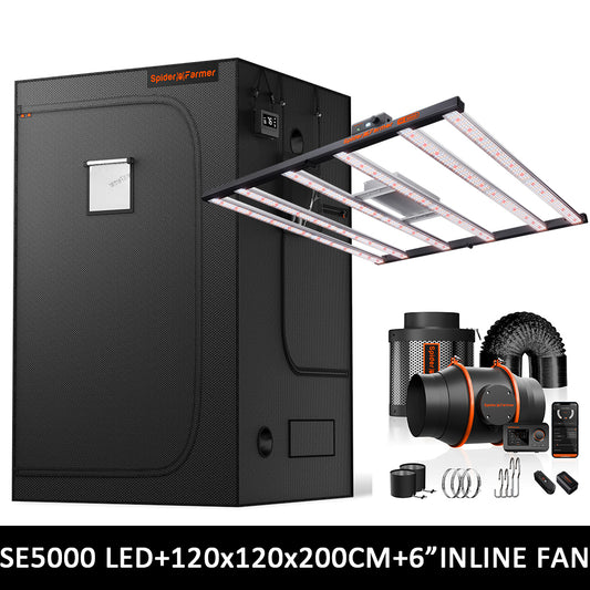 Kit Spider Farmer SE5000 Smart Completo 120x120 con GGS