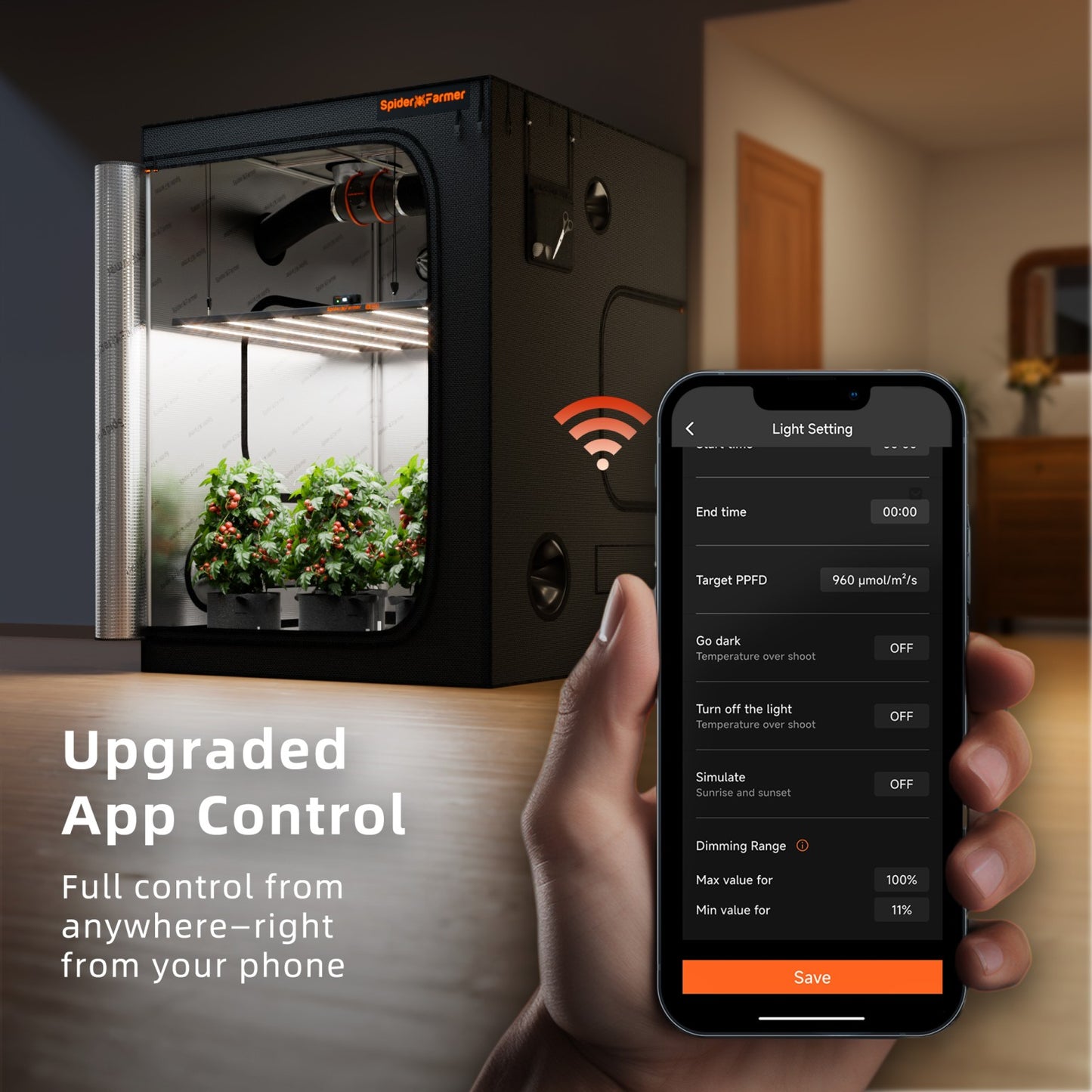 Spider Farmer SE7000 LED 730W WiFi Bluetooth