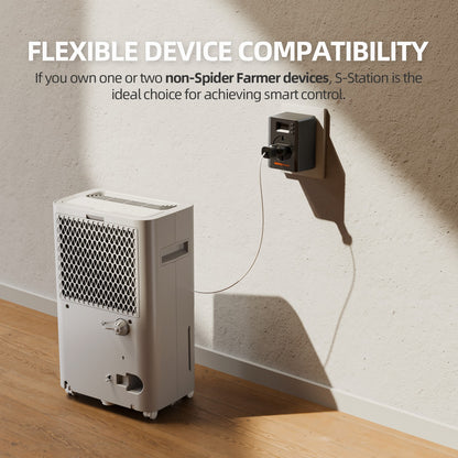 Spider Farmer S-Station Smart Plug Timer Wi-Fi Bluetooth 16A
