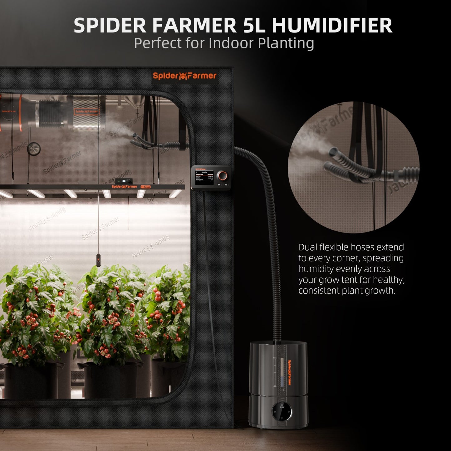 Humidificador Spider Farmer 5L