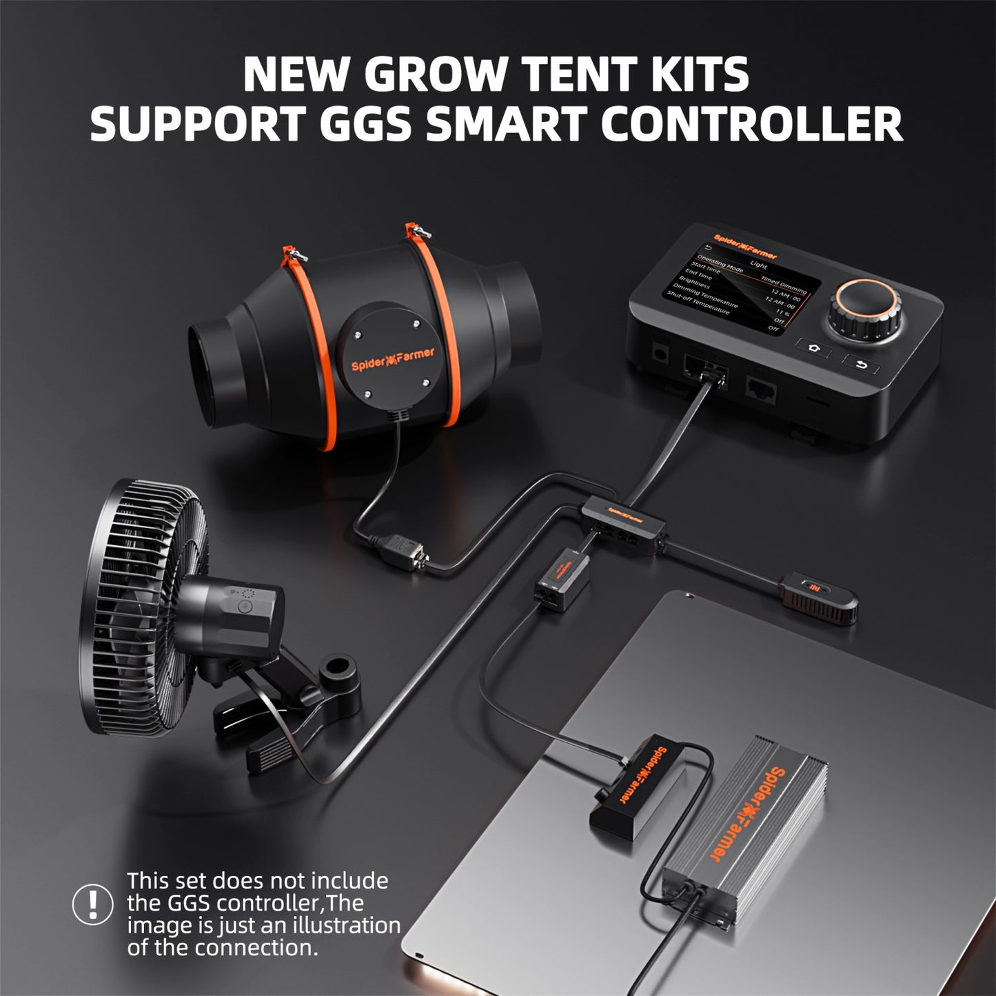 Kit Spider Farmer SF4000 Completo 120x120