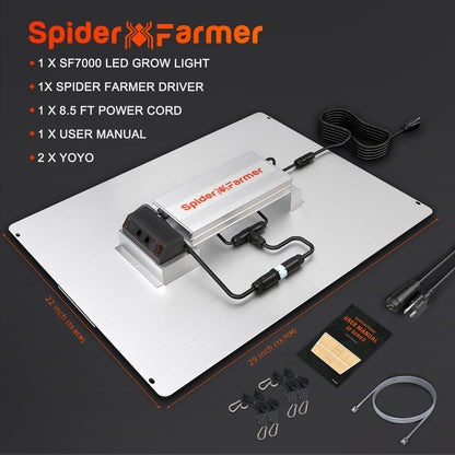 Spider Farmer SF7000 LED 650W Samsung LM301B