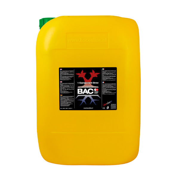 Soil Grow 1 Componente 20 lt | Fertilizante Crecimiento para Tierra Mayor Formato | BAC