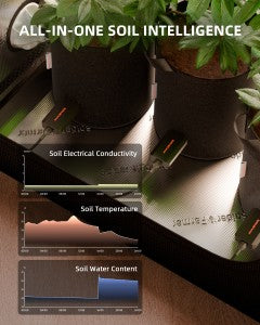 Spider Farmer 3 Pcs GGS Smart 3-in-1 Soil Sensor Pro