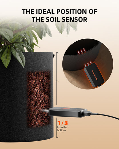Spider Farmer 3 Pcs GGS Smart 3-in-1 Soil Sensor Pro