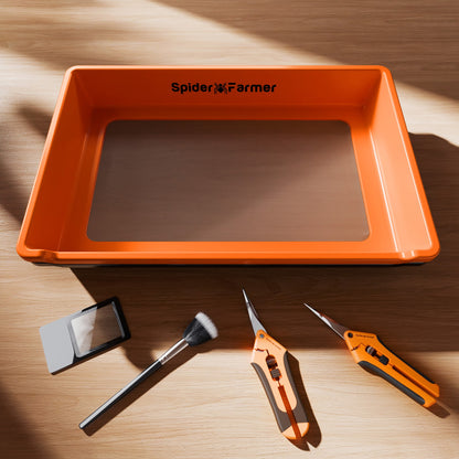 Bandeja Trim Spider Farmer 2-en-1 con Malla 150 Micron