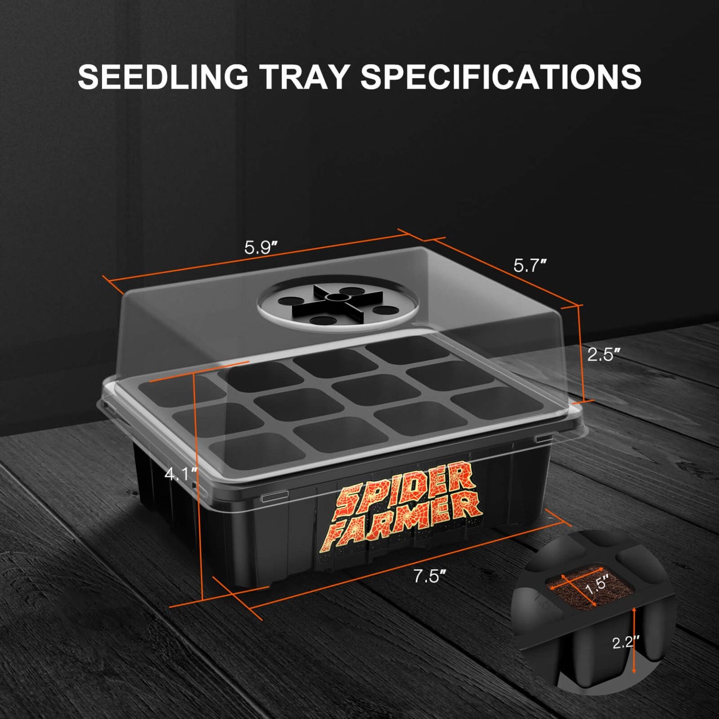 Bandeja de Germinación Spider Farmer Seed Tray
